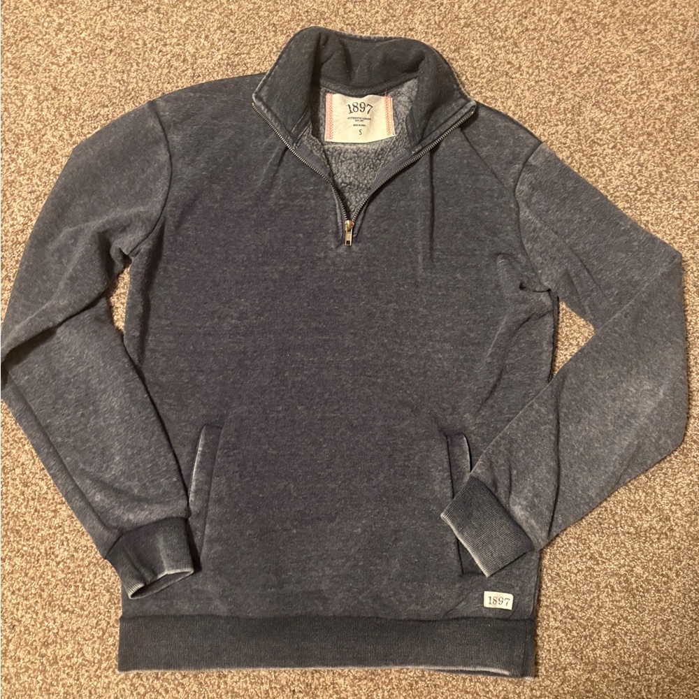 Women's Charcoal Half-Zip Sweatshirt